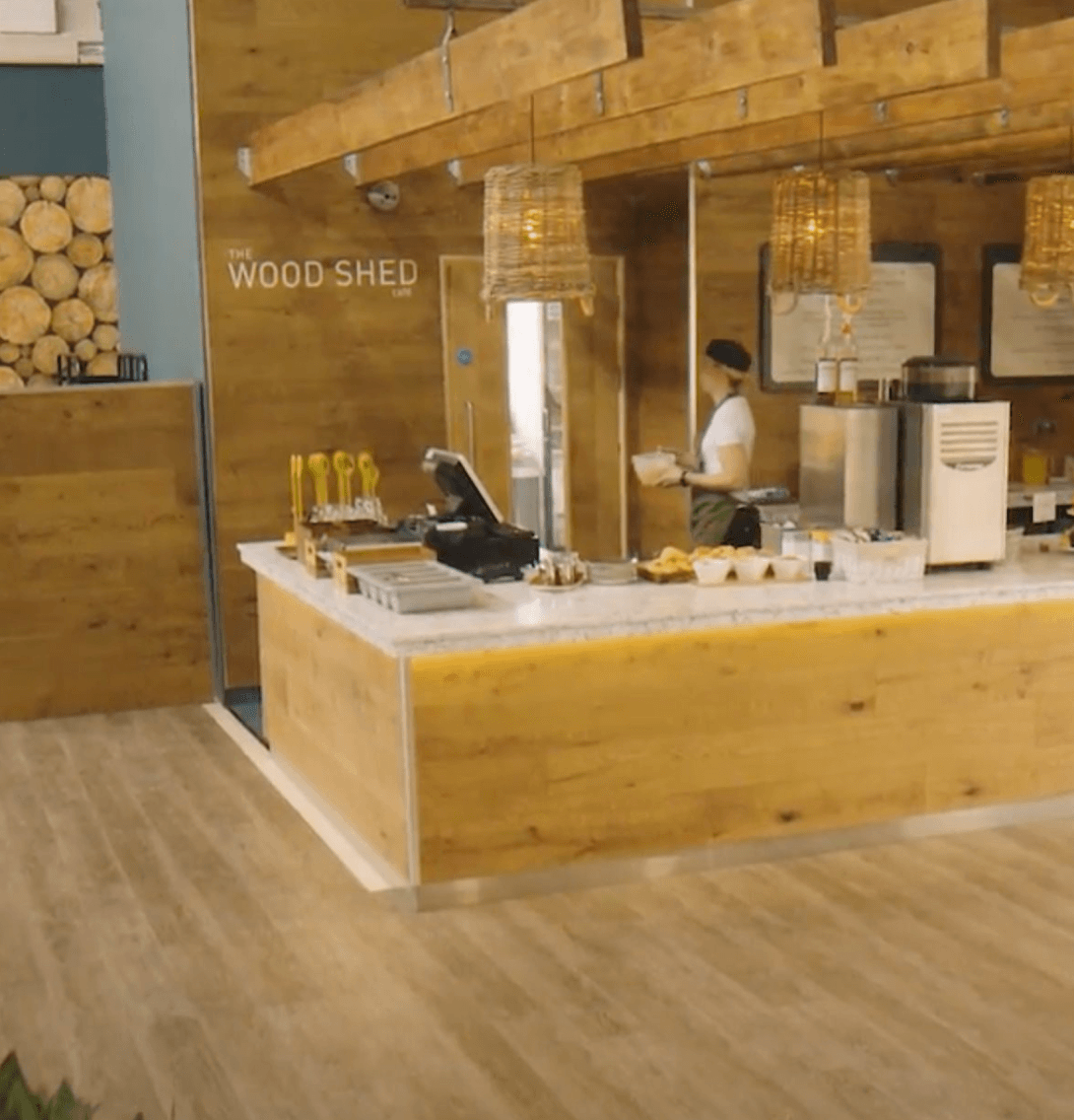 Woodshed Cafe interior